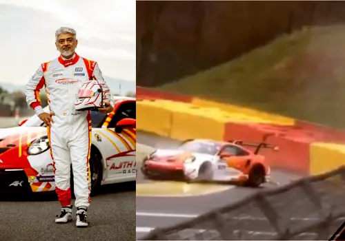 Ajith once again enters into a racing accident