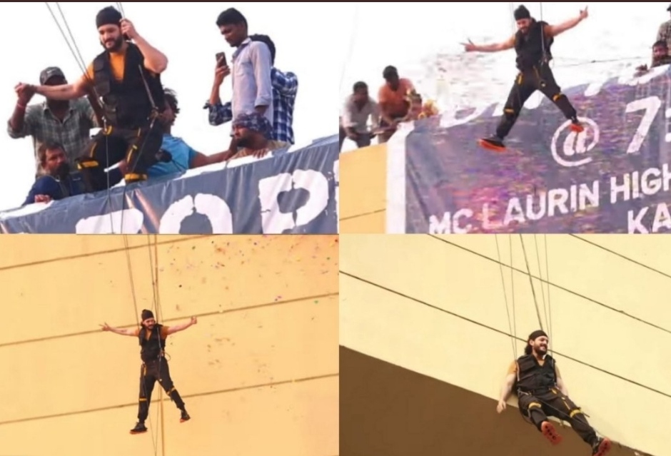 Netizens Call Akhil Wild Stunt for Agent Promotions as Overaction?