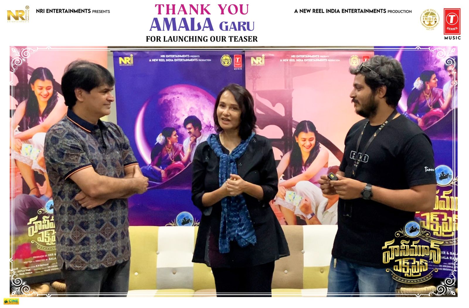 Amala Akkineni launches the teaser of Honeymoon Express