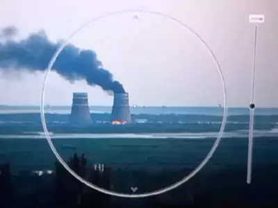 Zaporizhzhia nuclear plant fire