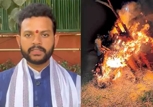 UNION MINISTER RAMMOHAN NAIDU IN BHOGI CELEBRATIONS
