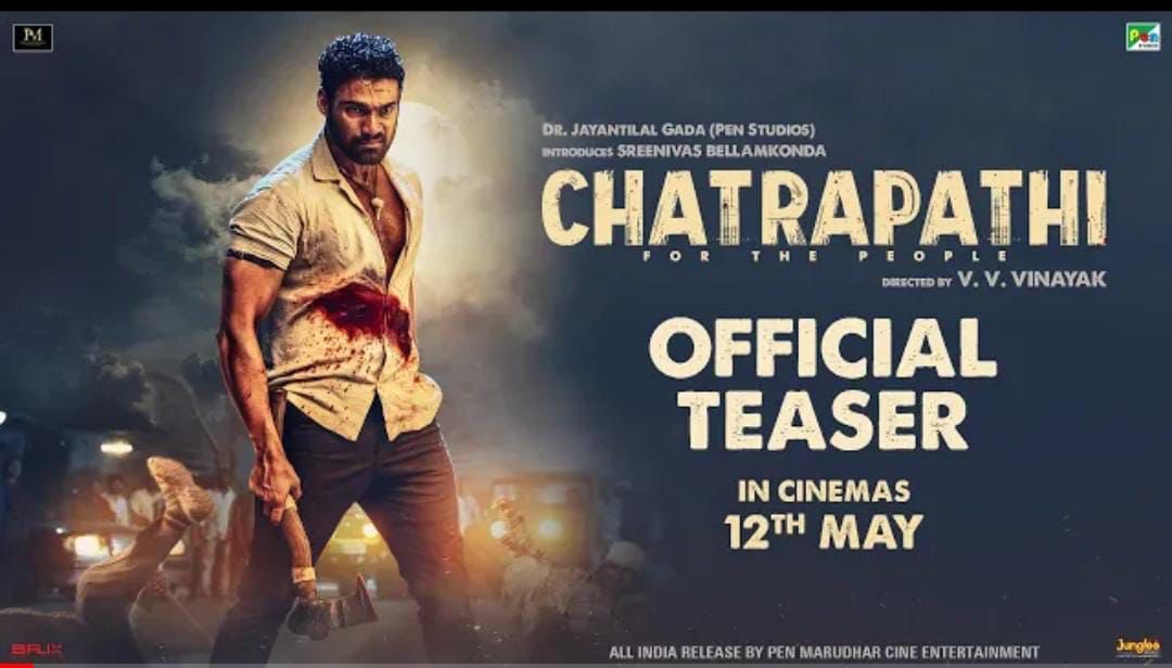 Bellamkonda Bollywood Debut film Chatrapathi teaser impresses