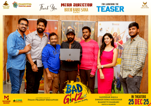 Buchi Babu Sana unveils Bad Girlz teaser