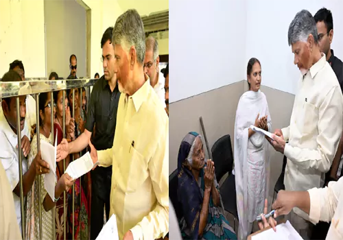 ప్రజల వినతులపై భరోసా ఇచ్చిన సీఎం చంద్రబాబు