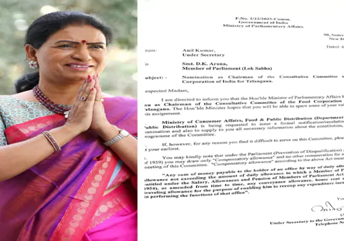 MP DK Aruna
