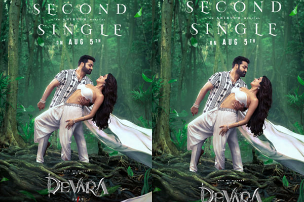 Devara second single NTR and Janhvi Kapoor steamy romance