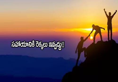 Do not give wings to help
