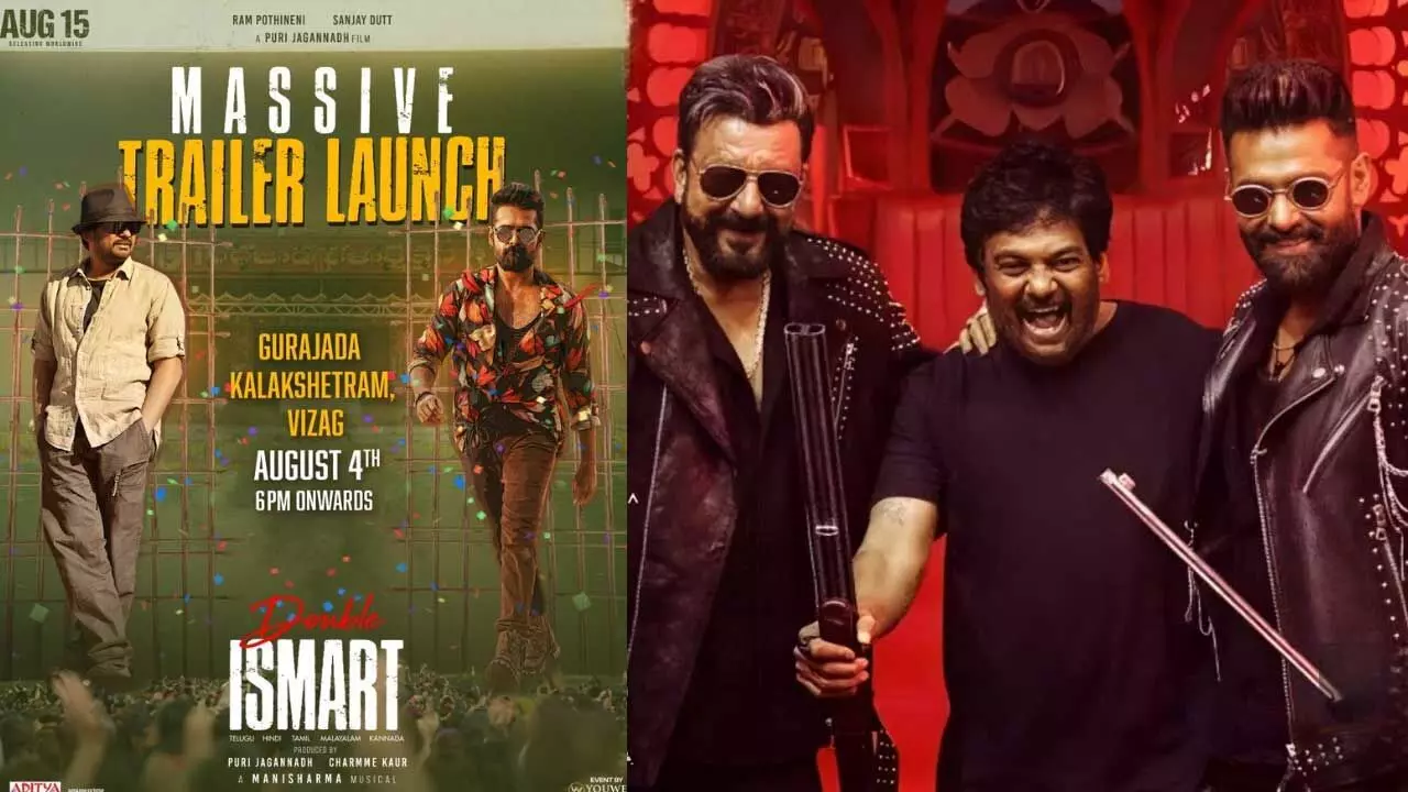Double Ismart trailer launch in the city of destiny