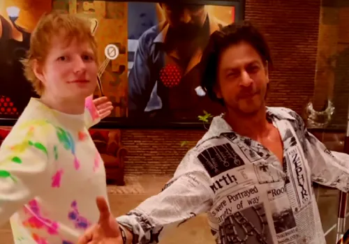 After Akon SRK brings Ed Sheeran to Hindi Cinema