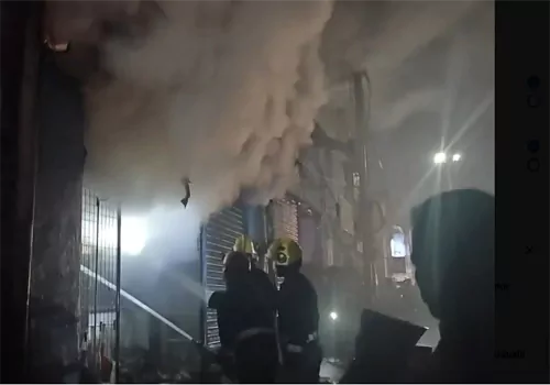 Monda Market fire accident