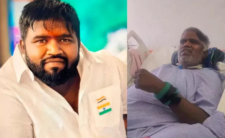 బ్రెయిన్ స్ట్రోక్‌పై గబ్బర్ సింగ్ రమేశ్ పోరాటం:బెడ్ పై ఏ సాంగ్స్ చూస్తున్నాడో తెలుసా!