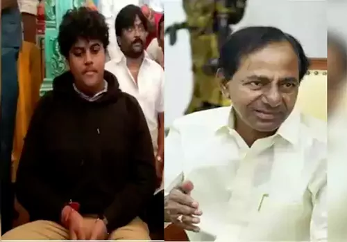 KTR son Himanshu with the DJ in the car in a drunken stupor