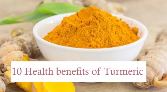  health benefits of turmeric powder