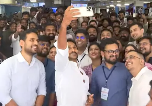 jagan went to ipac office