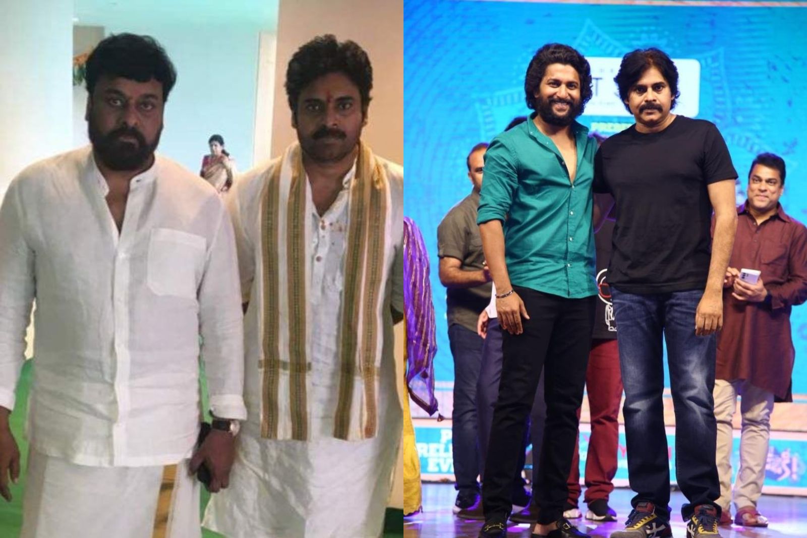 Megastar and Natural Star supports Pawan Kalyan and Janasena?