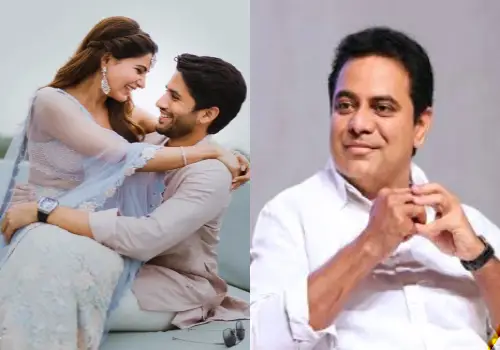 Minister Konda Surekha sensational claims: KTR a reason for Naga Chaitanya divorce