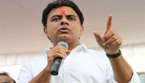 KTR tweets over lagadapati survey