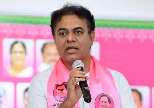 తెలంగాణ ఏర్పాటుపై బీజేపీ విషం... తేజస్వీ  క్షమాపణ చెప్పాలి : కేటీఆర్