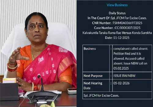 Konda Surekha Non bailable warrant