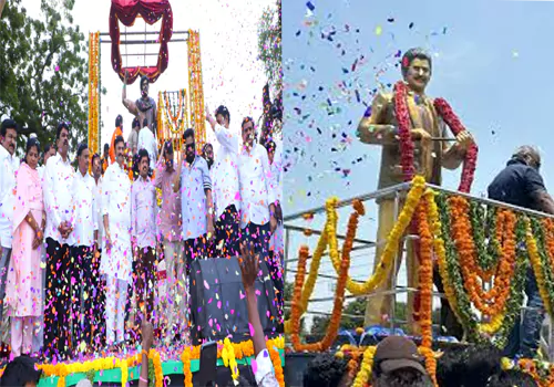 Superstar Krishna statue unveiling