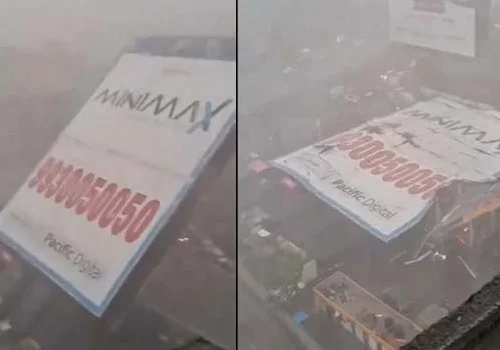 mumbai hording collaps