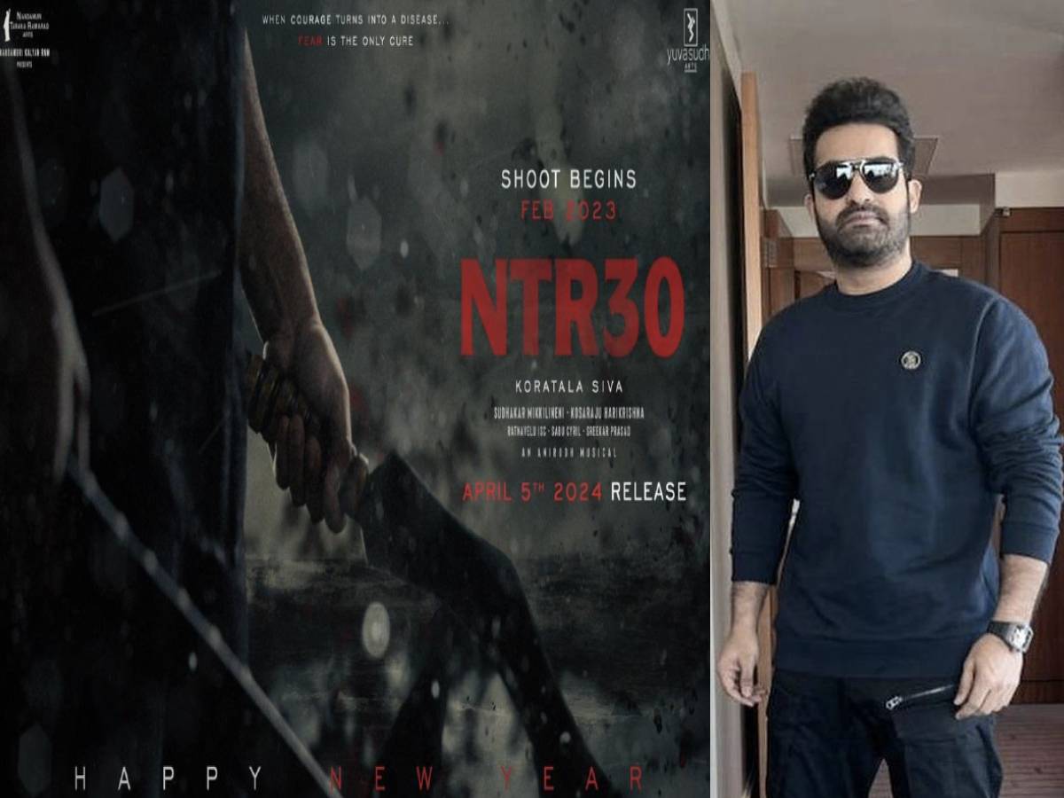 NTR 30 regular shoot begins from this date?