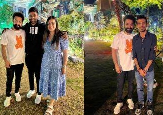 Man of Masses NTR meets Indian cricketer Suryakumar Yadav