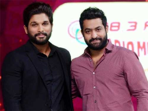 Allu Arjun Ignored Megastar, Mega Powerstar and had funny banter with NTR