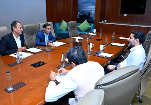 క్యారియర్ ఎండీ సుందర్ నారాయణన్‌తో మంత్రి లోకేష్ భేటీ