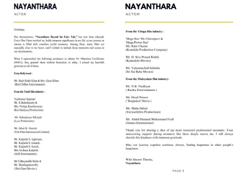 Nayanthara strikes again at Dhanush 