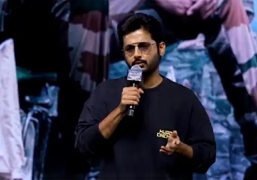 Sivakarthikeyan sings Nithiin's song at Amaran success meet