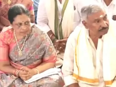 peddireddy land grabbing