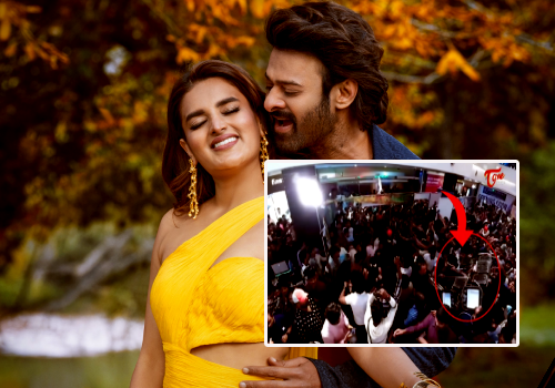 Prabhas Fans create ruckus at The Rebel Saab Song Launch Event