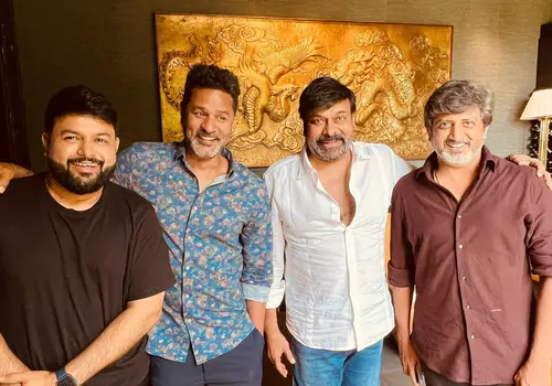 Prabhudeva choreographing dance number for two Megastars