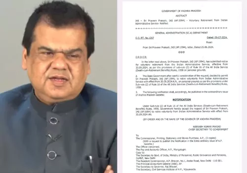 Praveen Prakash Voluntary retirement