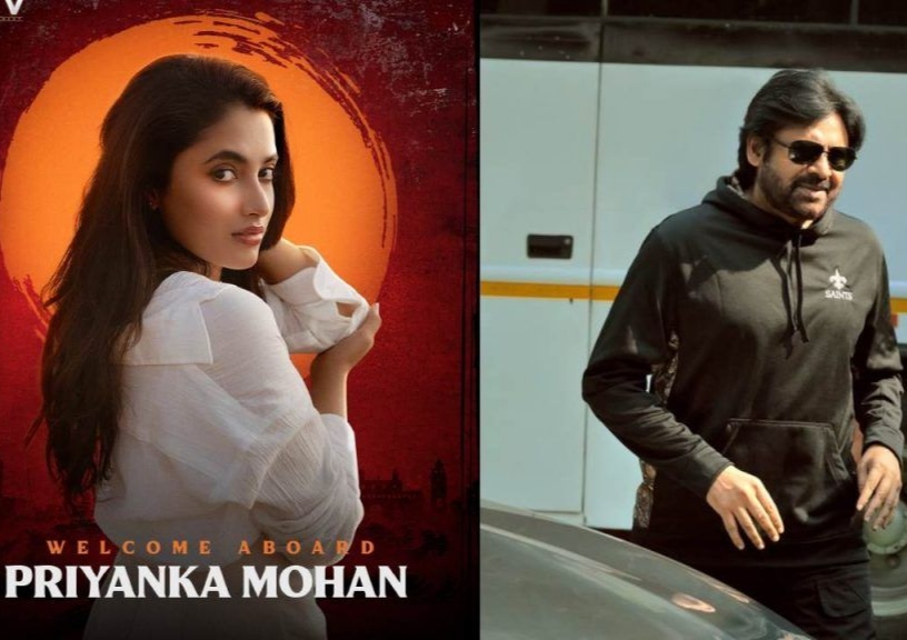GangLeader Beauty Joins the sets of Pawan Kalyan OG?
