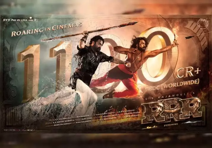 RRR mints Massive 1100 cr 