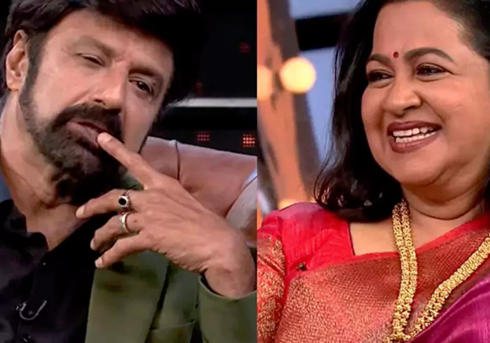 Radikaasarathkumar about My new avatar yesterday jaibalayya