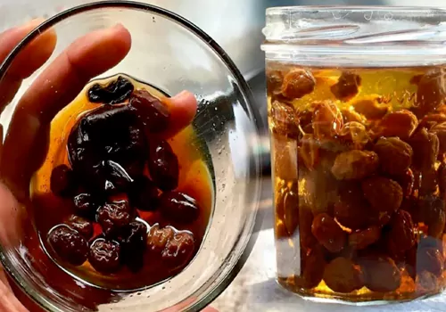health benifits of Drinking Raisin Water