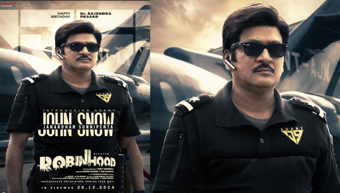 Robinhood: Rajendra Prasad as John Snow