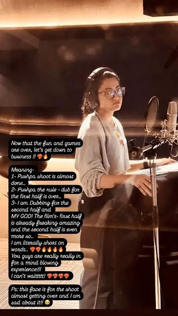 Rashmika is flabbergasted by this aspect of Pushpa 2 