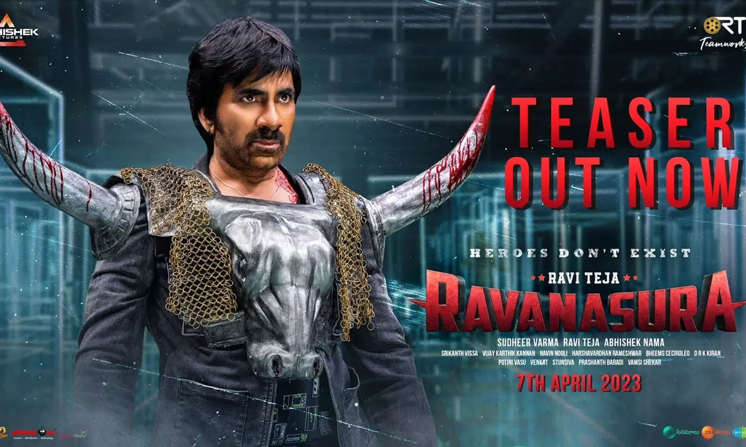 Raviteja unleashes his dark side in Ravanasura teaser