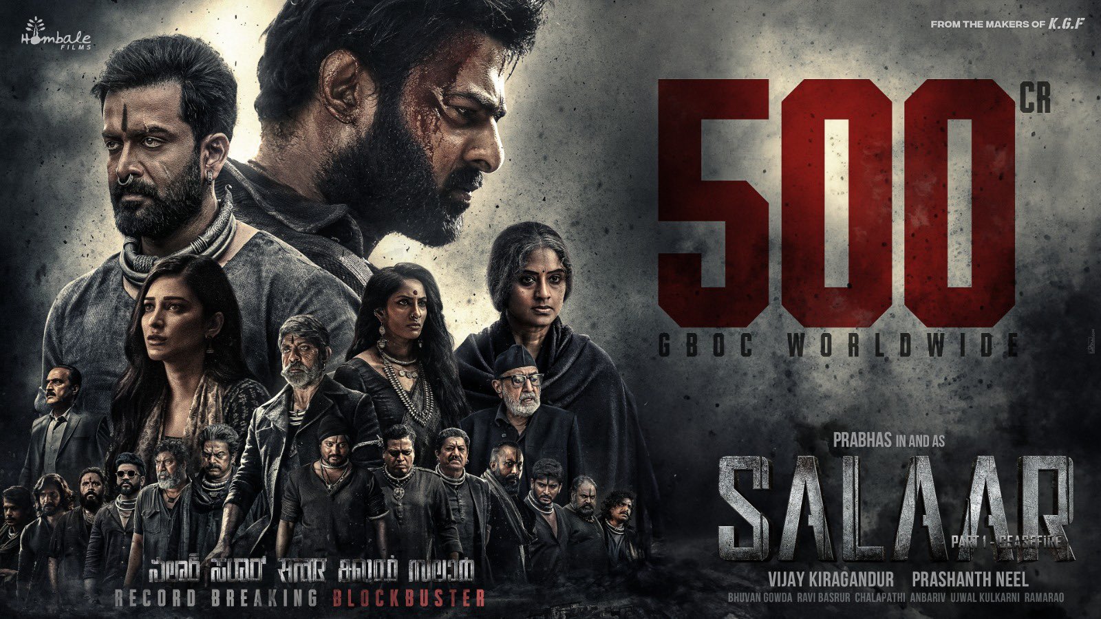 Prabhas Box Office Monster, proved once again with Salaar