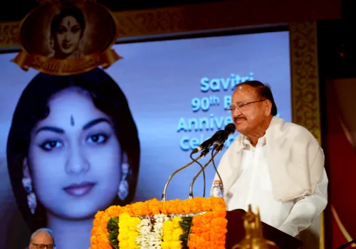 Savitri is the true embodiment of acting  praises Venkaiah Naidu