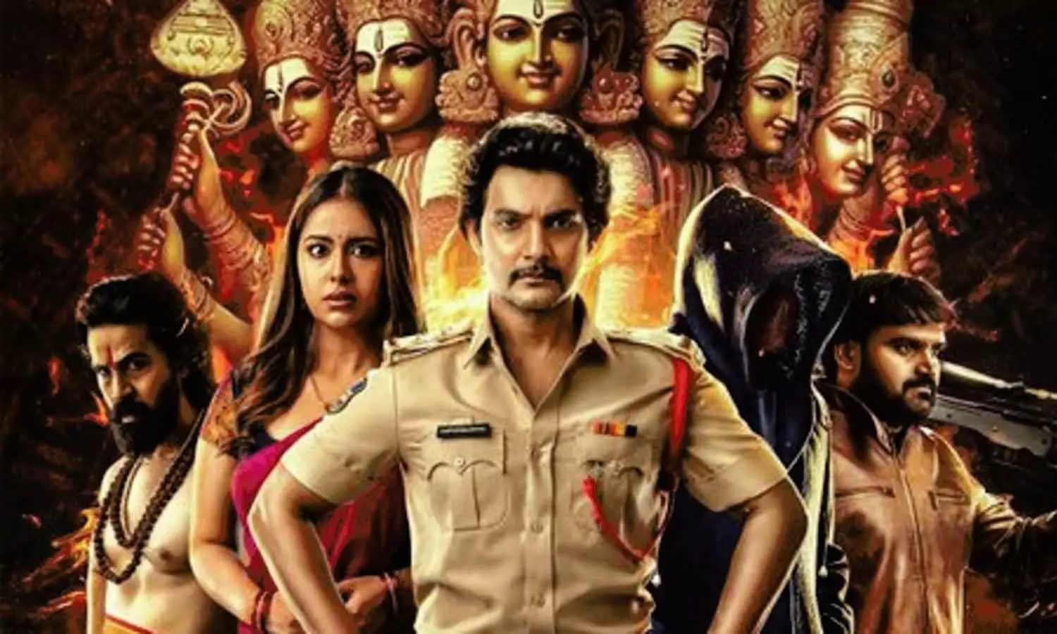 Aadi Saikumar Shanmukha first look