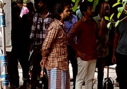 Leaked pic Simbu in Vada Chennai universe
