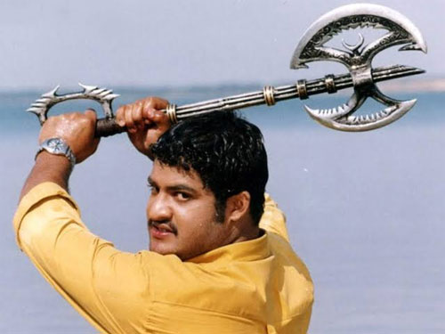NTR and SS Rajamoulis Simhadri 4K loading on