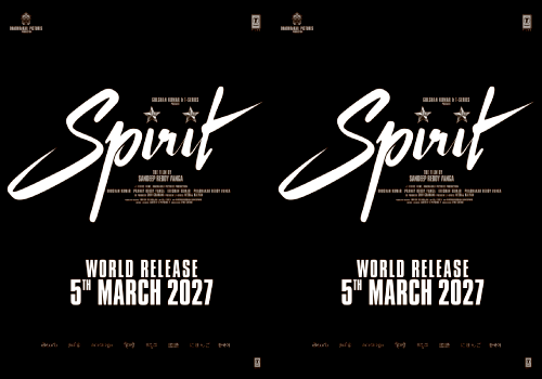 Prabhas and Sandeep announce Spirit release date