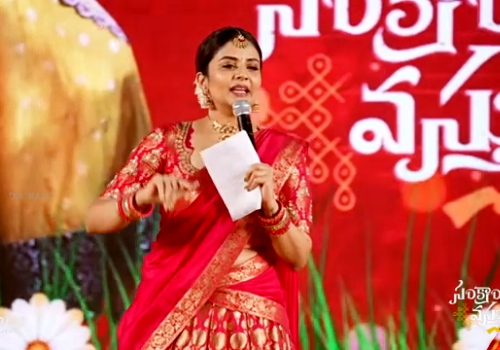 Shri Ram and Lakshman are fictional - Anchor Sreemukhi hurts Hindu sentiments