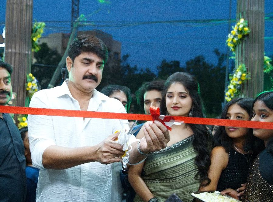 Family Hero Srikanth Inaugurated Babai Hotel in Nallagandla